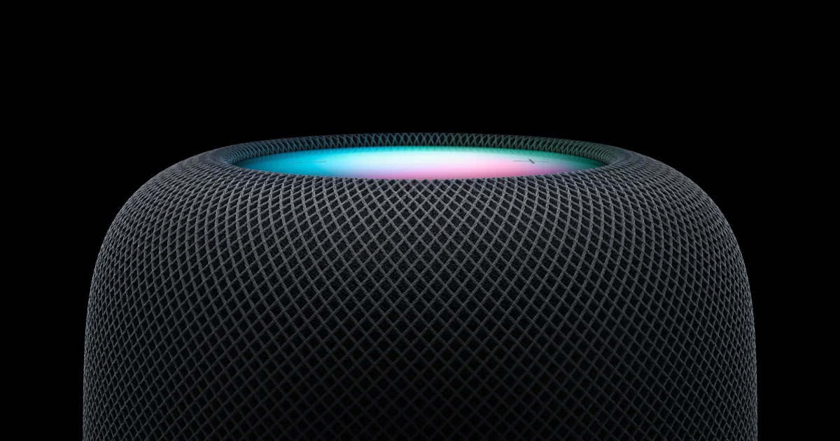 Apple HomePod 2nd generation with white finish