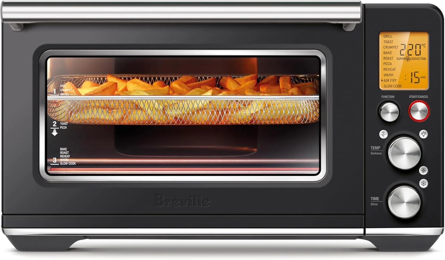 Breville the Smart Oven Air Fryer BOV860 in Black Truffle finish