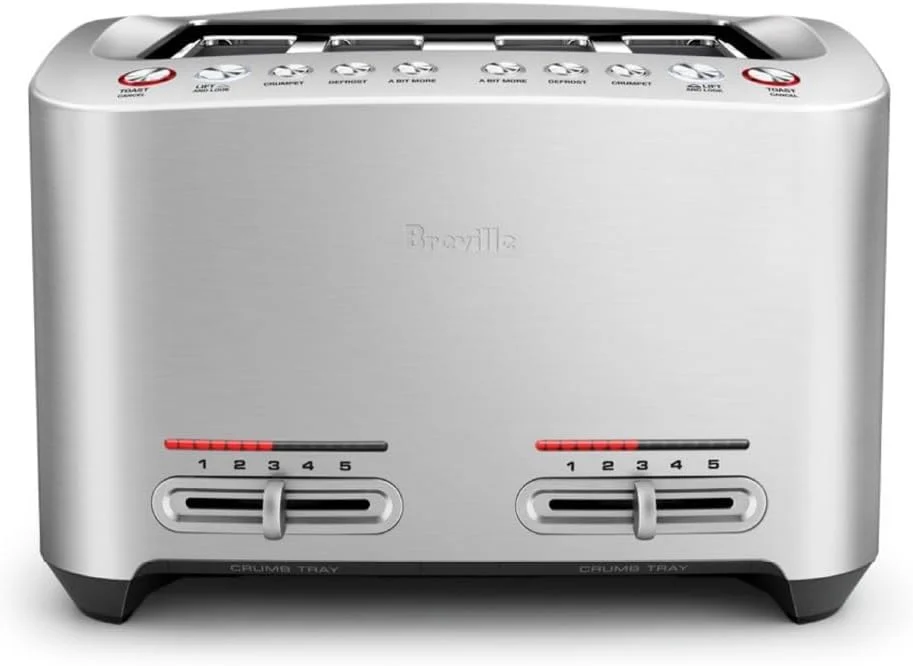 Breville Smart Toast stainless steel 4-slice toaster