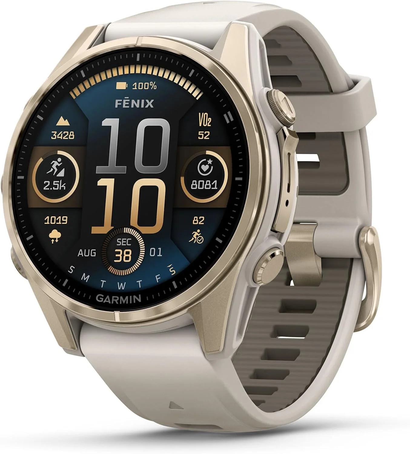 Garmin Fenix 8 black sports watch with GPS