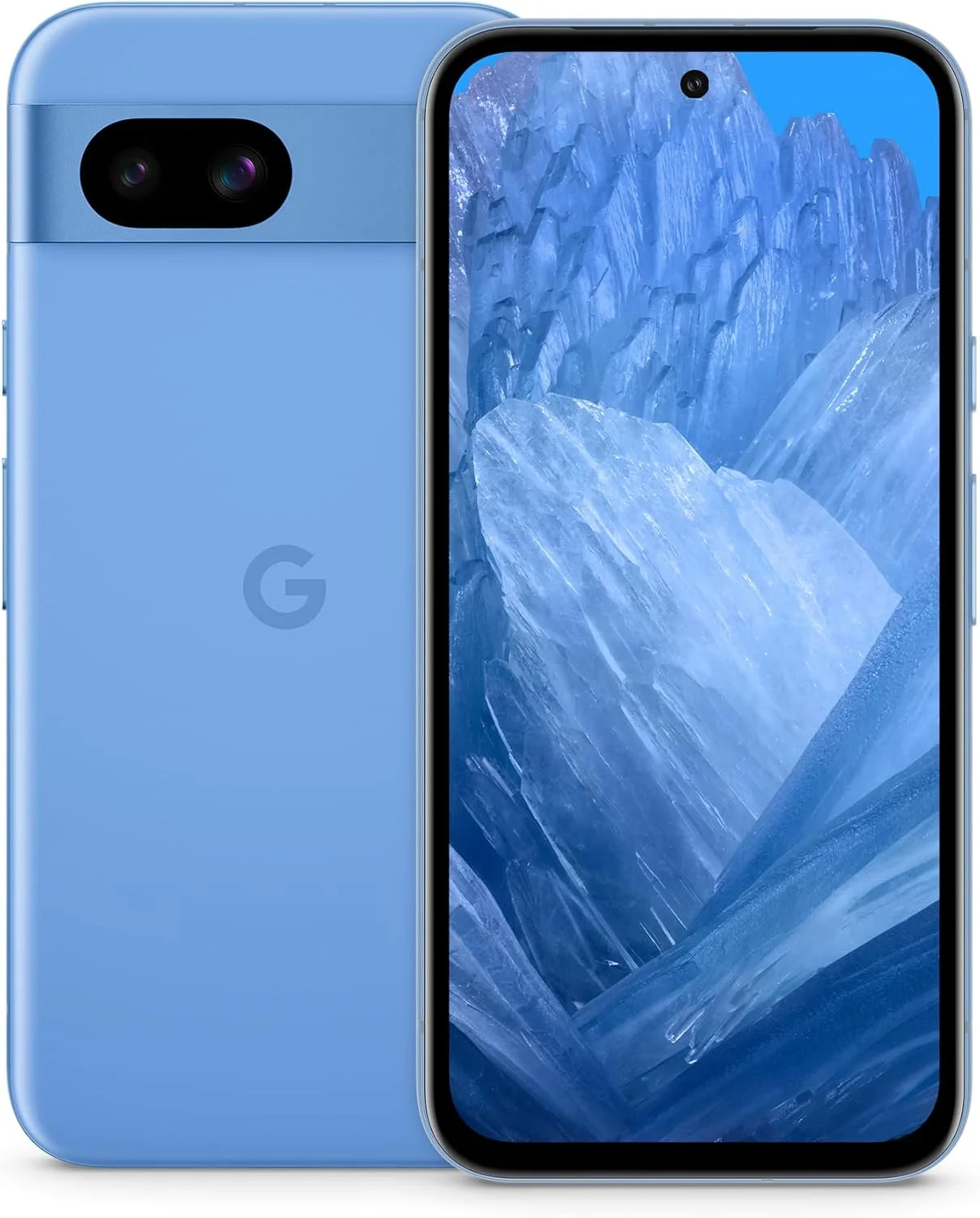 Google Pixel 8a with distinctive horizontal camera bar