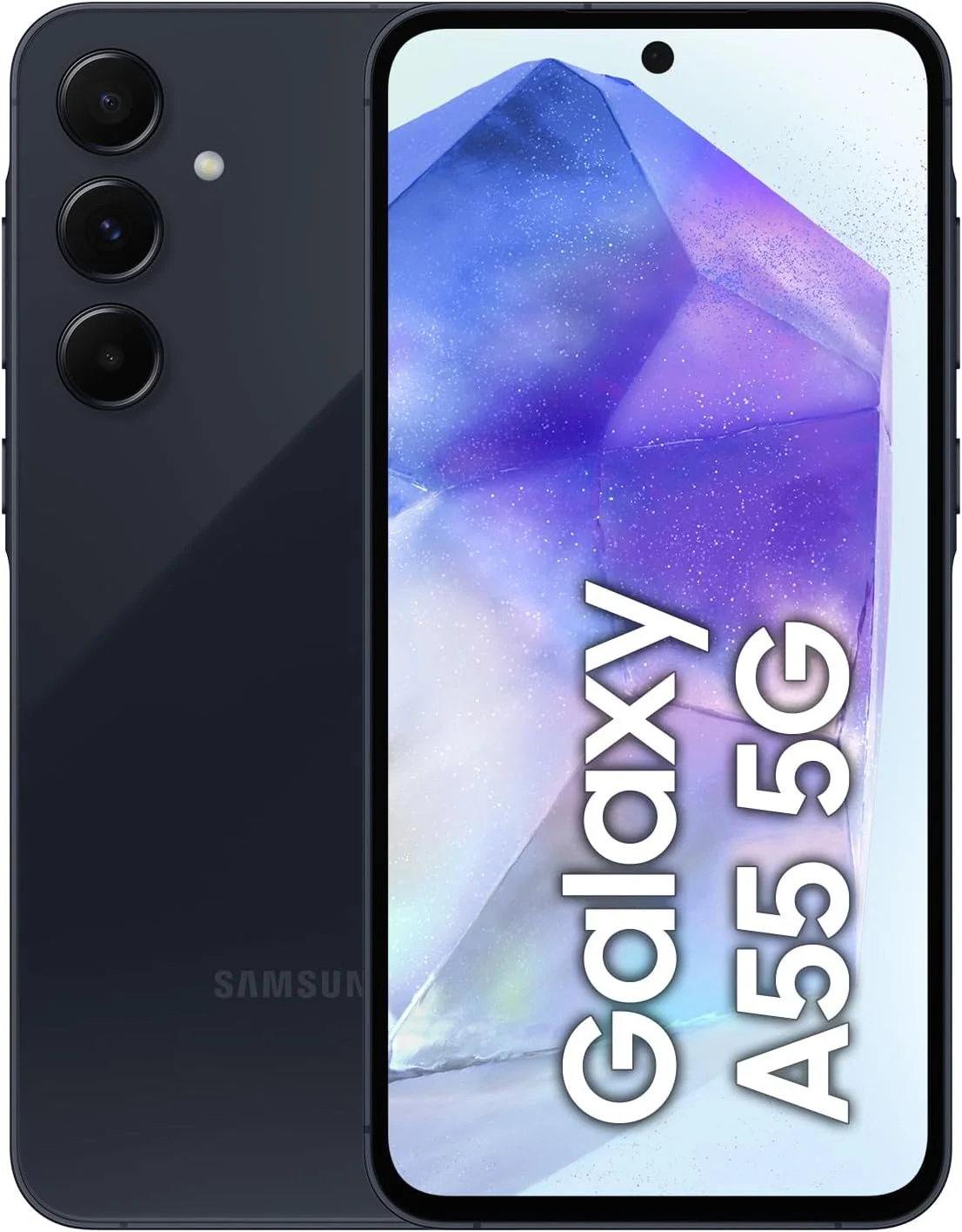 Samsung Galaxy A55 with matte finish