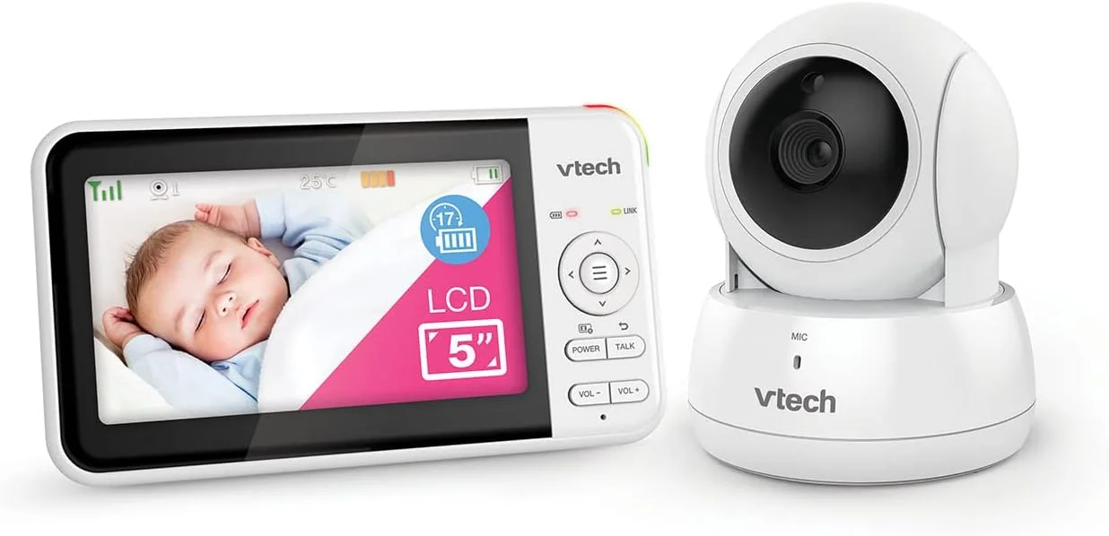 VTech BM5550AU white parent unit with video monitor