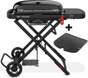 Weber Traveler black portable gas BBQ grill
